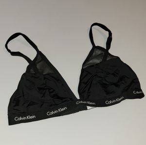 Calvin Klein Mesh Triangle Bra